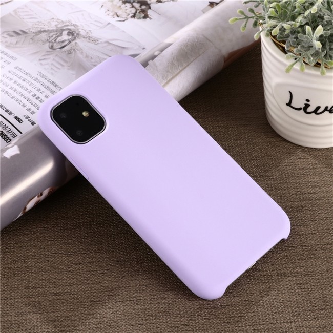 Gumený kryt na iPhone 11 Pro Max Liquid Silicone - Light Purple