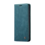 Peňaženkové kožené puzdro CASEME na Samsung Galaxy S21 Plus 5G - Modrá