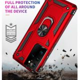 Kryt Magnetic Holder Armor na Samsung Galaxy S21 Ultra 5G - Červená