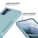Plastový kryt na Samsung Galaxy S21 FE - Šedozelená
