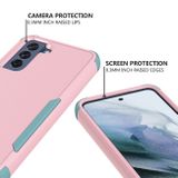 Plastový kryt na Samsung Galaxy S21 FE - Ružovošedozelená