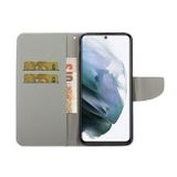 Peňaženkové kožené puzdro DRAWING na Samsung Galaxy S21 FE - Wind Chimes
