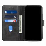 Peňaženkové kožené puzdro GUSSIM na Samsung Galaxy S21 FE - Čierna