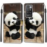 Peňaženkové kožené puzdro DRAWING Xiaomi Redmi 10 - Wood Board Panda