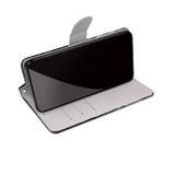 Peňaženkové kožené puzdro DRAWING na Oppo A54 5G - Black White Lion Head