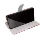 Peňaženkové kožené puzdro DRAWING Xiaomi Redmi 10 - Pink Stone Texture