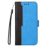 Peňaženkové kožené puzdro COLOR Xiaomi Redmi 10 - Modrá