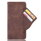 Peňaženkové kožené puzdro Calf Pattern na Motorola Edge 20 - Hnedá