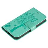 Peňaženkové kožené puzdro TREE &amp; CAT na Xiaomi Mi 11T / 11T Pro – Zelená
