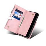 Peňaženkové kožené puzdro RETRO na Samsung Galaxy S22 Plus 5G - Ružovozlatá