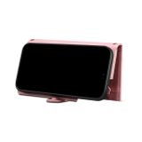 Peňaženkové kožené puzdro RETRO na Samsung Galaxy S22 Plus 5G - Ružovozlatá