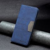 Peňaženkové kožené puzdro MAGNETIC na Samsung Galaxy S22 Plus 5G - Modrá