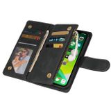Multifunkčné peňaženkové puzdro na iPhone 13 - Čierna
