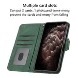 Peňaženkové kožené puzdro Cubic na Motorola Edge 20 - Tmavo Zelená
