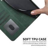 Peňaženkové kožené puzdro CUBIC na iPhone 13 Pro Max - Zelená