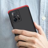 Gumený kryt GKK na Xiaomi Mi 11T / 11T Pro - Čierno červená