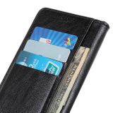 Peňaženkové kožené puzdro Nappa na Samsung Galaxy A73 5G - Čierna