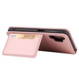 Peňaženkové kožené puzdro MAGNETIC na Samsung Galaxy A13 - Ružovozlatá