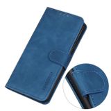 Peňaženkové kožené puzdro KHAZNEH Retro na Xiaomi 12X – Modrá