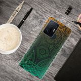 Gumený kryt GRADIENT na Xiaomi Mi 11T / 11T Pro - Gradientná zelená