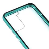 Magnetic Metal puzdro na Samsung Galaxy S22 5G - Zelená