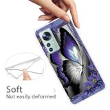 Gumený kryt na Xiaomi 12 Pro - Great Purple Butterfly