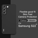 Gumený kryt IMAK na Samsung Galaxy S22 5G - Čierna