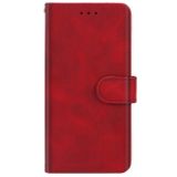 Peňaženkové kožené puzdro BUCKLE na Honor X8 4G – Červená