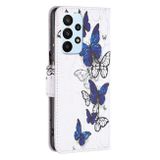 Peňaženkové 3D puzdro COLORED na Samsung Galaxy A23 5G - Motýle