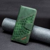 Peňaženkové kožené puzdro CROCODILE na Samsung Galaxy A23 5G - Zelená