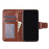 Peňaženkové kožené puzdro CRYSTAL na Oppo A54 5G - Hnedá