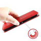 Peňaženkové kožené puzdro MAGNETIC na Xiaomi Redmi 10C – Červená
