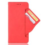 Peňaženkové kožené puzdro CALF na Xiaomi Redmi 10C – Červená