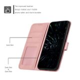 Peňaženkové kožené puzdro BUCKLE na Samsung Galaxy A33 5G - Ružová