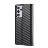 Peňaženkové kožené puzdro LC.IMEEKE na Samsung Galaxy A33 5G - Vertical Čierna