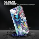 Peňaženkové 3D puzdro PATTERN na Samsung Galaxy A23 5G - Akvarelová sova