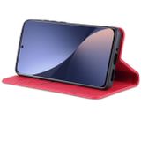 Peňaženkové kožené puzdro AZNS na Xiaomi 12X – Červená