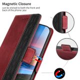 Peňaženkové kožené puzdro MAGNETIC na Samsung Galaxy A33 5G - Červená