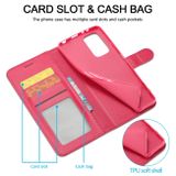 Peňaženkové kožené puzdro LC.IMEEKE na Xiaomi 12X – Červená
