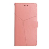 Peňaženkové kožené puzdro STITCHING na Xiaomi Redmi 10C – Ružovozlatá