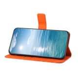 Peňaženkové kožené puzdro ETHNIC na Xiaomi Redmi 10C – Oranžová