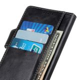Peňaženkové kožené puzdro S-Type na Motorola Edge 20 - Čierna