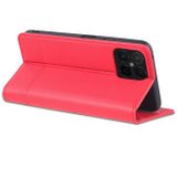 Peňaženkové kožené puzdro AZNS Magnetic na Honor X8 4G – Červená