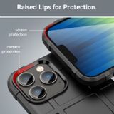 Gumený kryt Rugged Shield na iPhone 14 Plus – Čierna