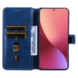 Peňaženkové kožené puzdro CLASSIC na Xiaomi 12X – Modrá