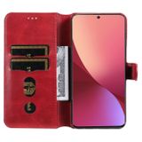 Peňaženkové kožené puzdro CLASSIC na Xiaomi 12X – Červená