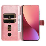 Peňaženkové kožené puzdro CLASSIC na Xiaomi 12X – Ružovozlatá