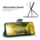 Peňaženkové kožené puzdro TWO BUTTERFLIES na Xiaomi 12 Lite – Zelená