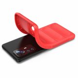 Gumený kryt Flannel na Xiaomi 12 Pro - Červená