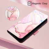 Peňaženkové 3D puzdro MARBLE na Xiaomi 12 Lite – Ružovozlatá